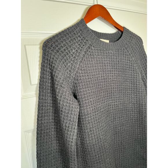 UpWest Sweater Dress Sz M, Cozy Crew Neck Cabin-core Knit Wool Blend- Preppy - Picture 5 of 9